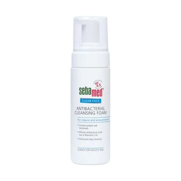 SEBA CLEAR FACE ANTIBAKT. PENA 150ML 