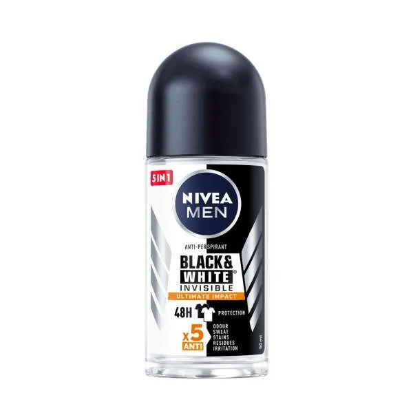 NIVEA Dezodorans black & white ultimate impact roll-on 