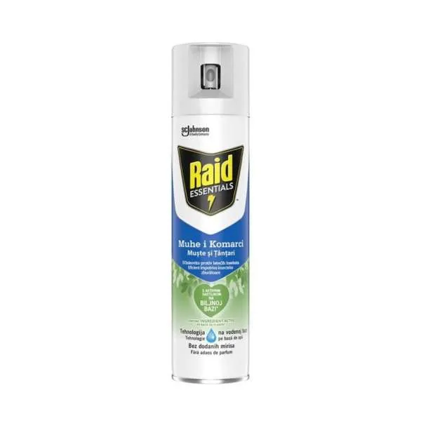 RAID SPREJ ZA GMIZUCE INSEKTE ESSENTIAL 400ML 