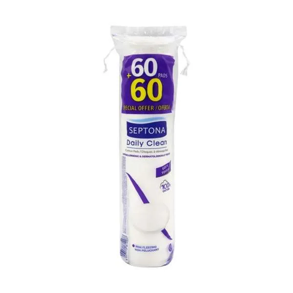 SEPTONA TUFERI ZA SKIDANJE SMINKE SOFT TOUCH 60+60KOM GRATIS 
