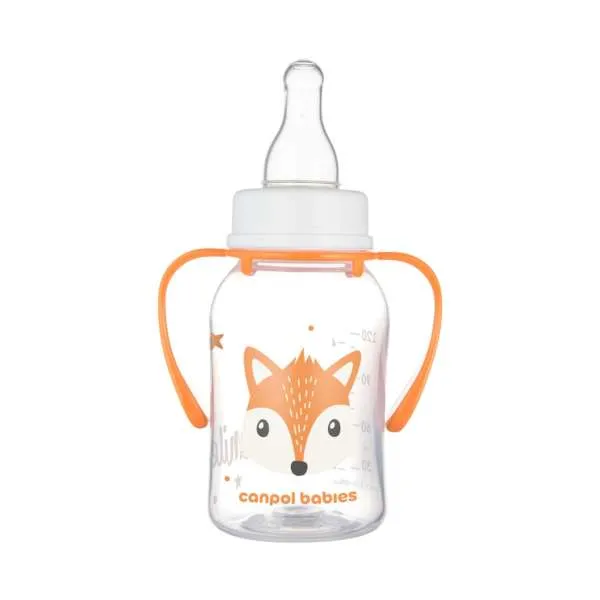 CANPOL BABIES FLAŠICA SA DRŠKOM 120ML ORANGE 