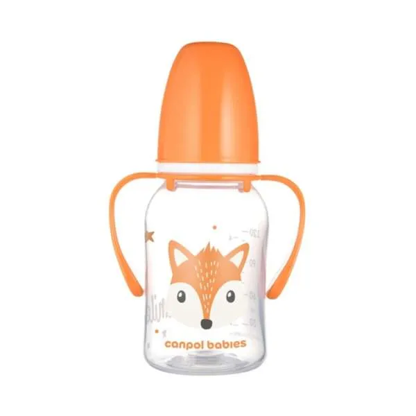 CANPOL BABIES FLAŠICA SA DRŠKOM 120ML ORANGE 