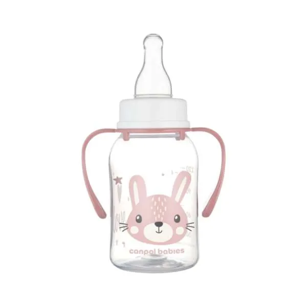 CANPOL BABIES FLAŠICA SA DRŠKOM 120ML PINK 