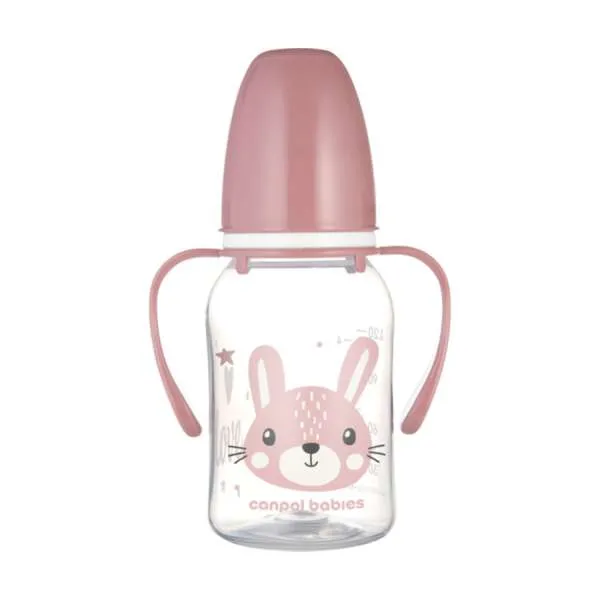 CANPOL BABIES FLAŠICA SA DRŠKOM 120ML PINK 