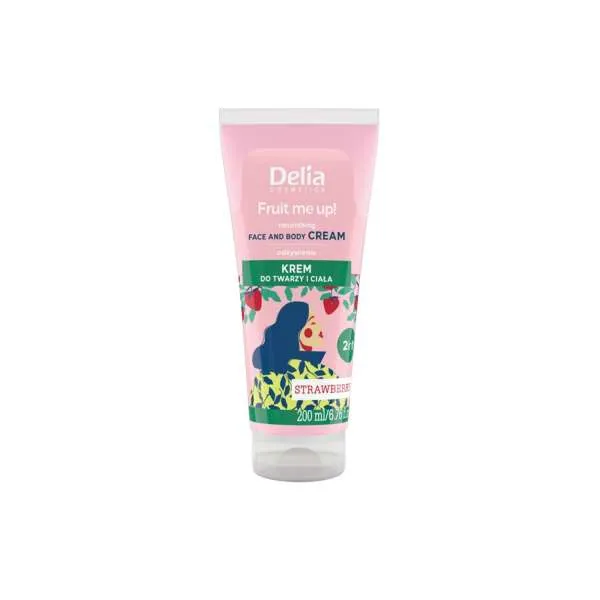 DELIA KREMA ZA LICE I TIJELO FRUIT ME UP JAGODA 200 ML 