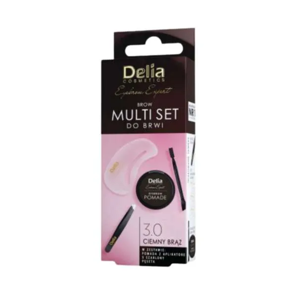 DELIA MULTI SET ZA OBRVE FARBA + PICETA + SABLON ZA CRTANJE 