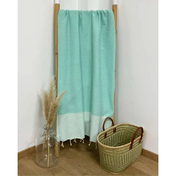 LA PLAGE PEŠKIR ZA PLAŽU MIKANDA AQUA 100X200 