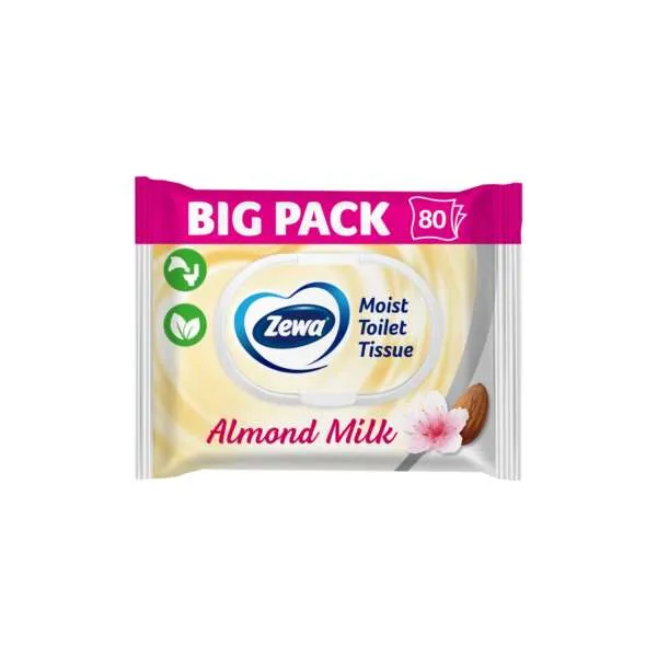 ZEWA VLAZNI TOALET PAPIR AL.MILK 80/1 