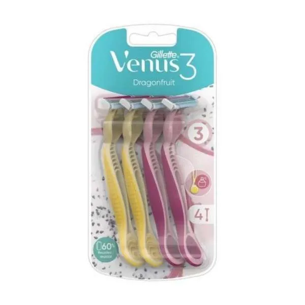 VENUS BRIJAC 3 PLUS DRAGONFRUIT 4 PCS 
