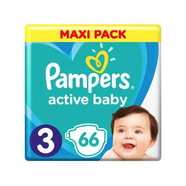 PAMPERS PELENE ACT BABY 3 MIDI VPP 66KOM 