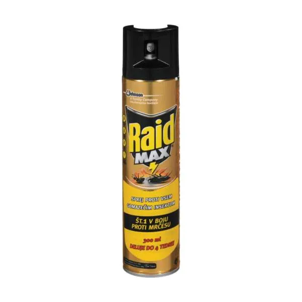 RAID MAX SPREJ PROTIV GMIZUCIH INSEKATA 300ML 