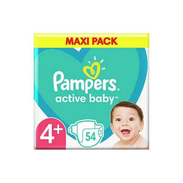 PAMPERS PELENE ACT BABY 4+MAXI PLUS VPP 53PCS 