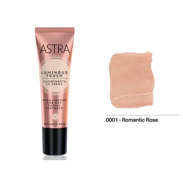 ASTRA HIGHLIGHTER LUMINOUS TOUCH ROMANTIC ROSE 01 