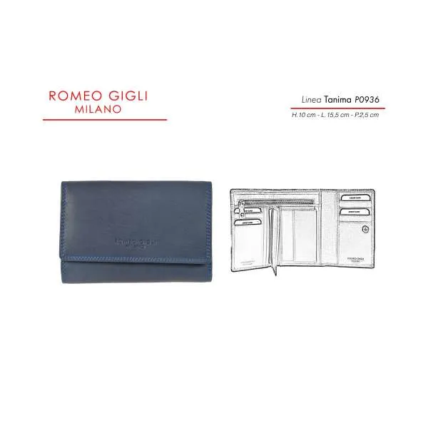 NOVCANIK TANIMA DONNA PELLE  RG MILANO P0936 BLU 2023 