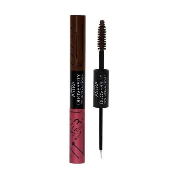 ASTRA MASKARA DUOVERSITY + EYELINER BROWN 06 