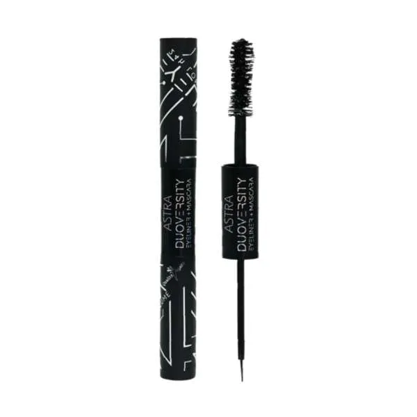 ASTRA MASKARA DUOVERSITY + EYELINER BLACK 07 