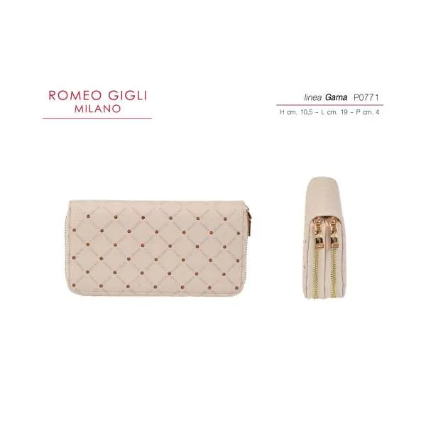 NOVČANIK ŽENSKI GAMA BEIGE/CUOIO ROMEO GIGLI MILANO 