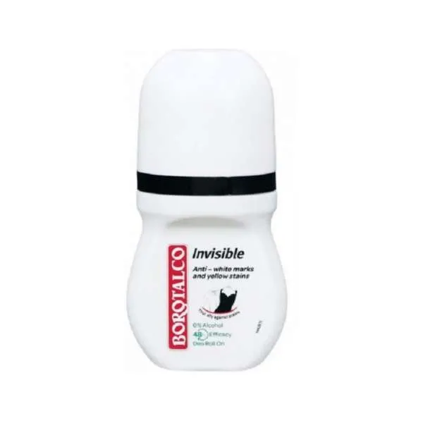 BOROTALCO ROLL ON INVISIBLE 50ML NEW 