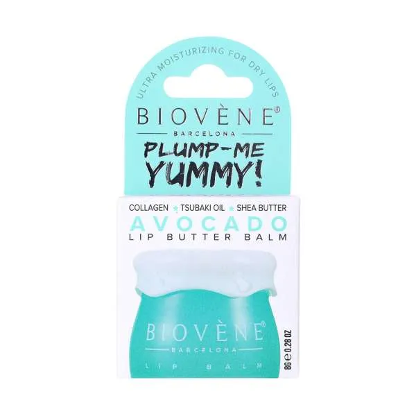 BIOVENE LIP BUTTER BALM PLUMP ULTRA MOISTURIZING AVOCADO+COLLAGEN 