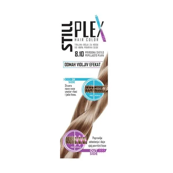 STILL PLEX 8.10 PRIRODNO SVIJELOT PEPELJASTO PLAVA 
