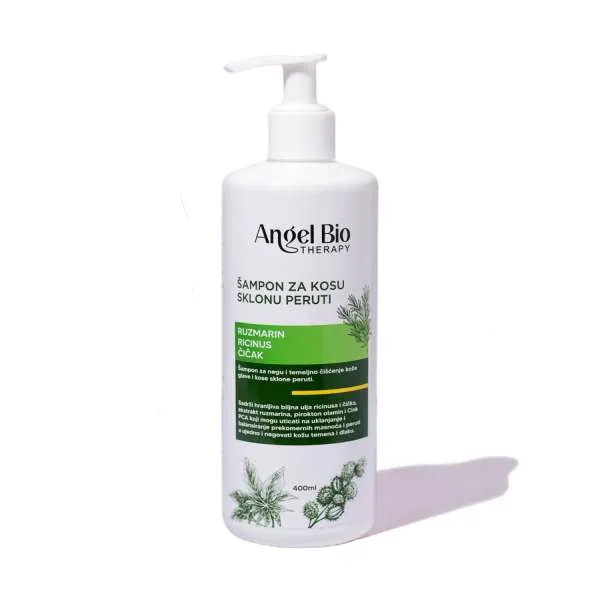 ANGEL SAMPON RUZMARIN-RICINUS-CICAK 400ML 