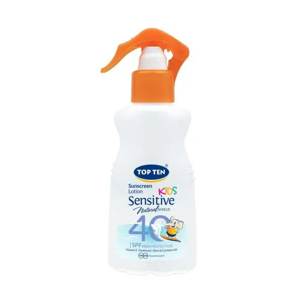 TOP TEN KIDS SENSITIVE LOTION SPF 40-SPRAY 
