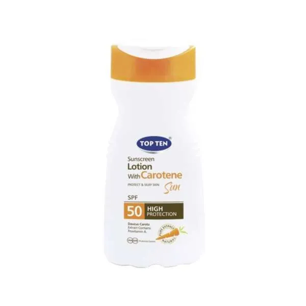TOP TEN CAROTENE SUN LOTION SPF 50 
