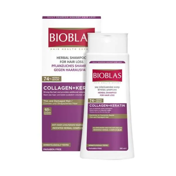 BIOBLAS SAM. KERATIN 360 ML. 