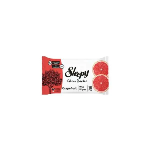SLEEPY VLAZNE DZEPNE CITRUS 15 KOM 