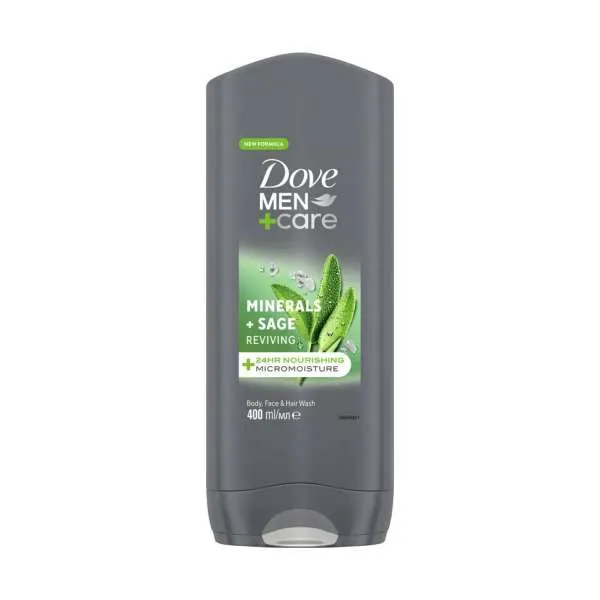 DOVE GEL ZA TISIRANJE MINERALS SAGE 400ML M. 