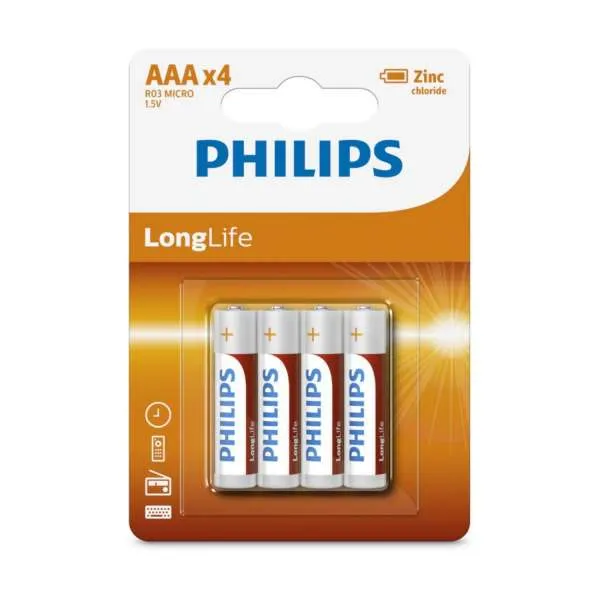 BATERIJA PHILIPS 1,5 R03 MICRO 
