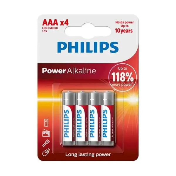 BATERIJA PHILIPS UL.LR03 4/1 850610110 