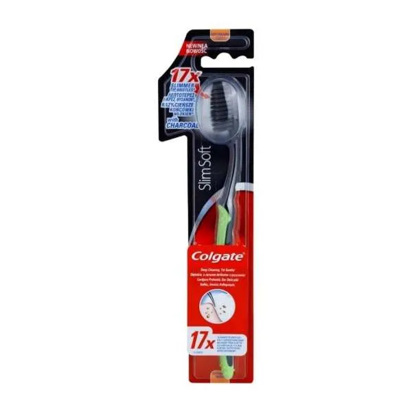 COLGATE CETKICA SLIM SOFT CHARCHOAL 
