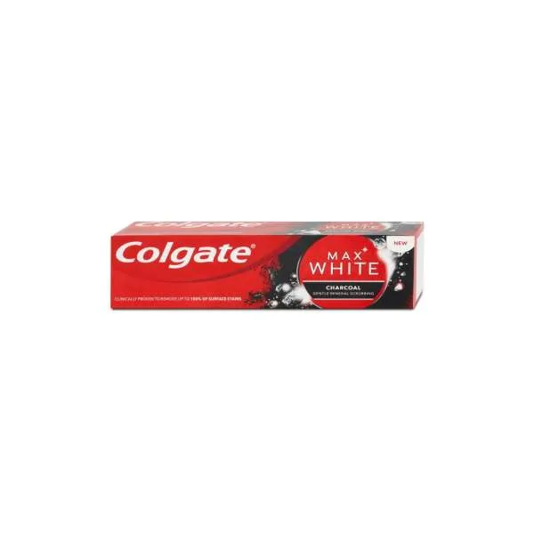 COLGATE  PASTA MAX WHITE CHARCOAL 75ML 