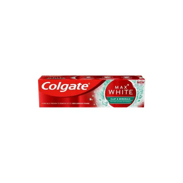 COLGATE PASTA MAX WHITE CLAY 75ML 