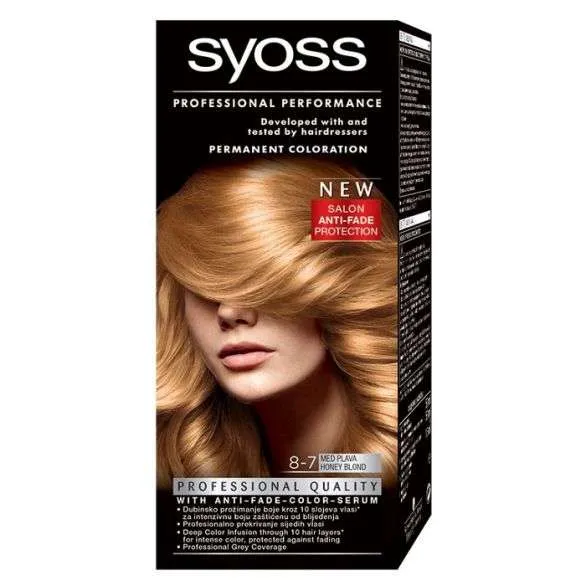 SYOSS COLOR 8-7 MED PLAVA 