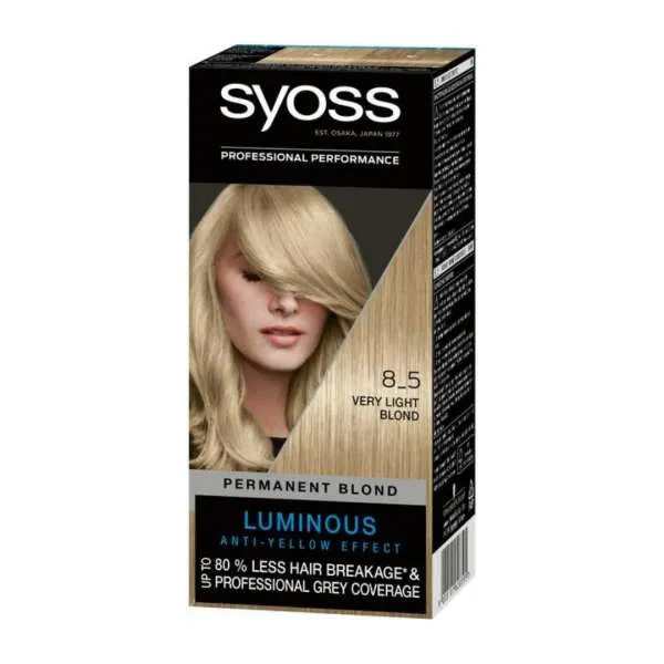 SYOSS COLOR  8-5 LIGHT ASHY BLOND 