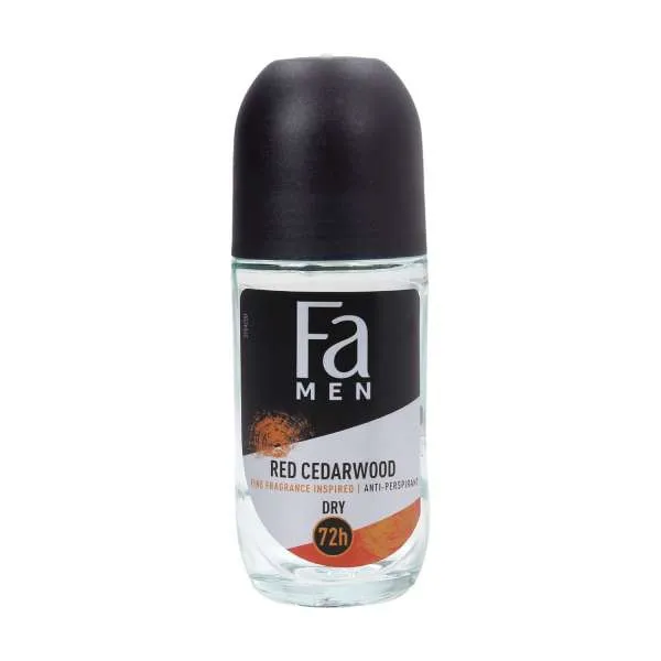 FA MEN ROLL-ON RED CEDARWOOD 50ML 