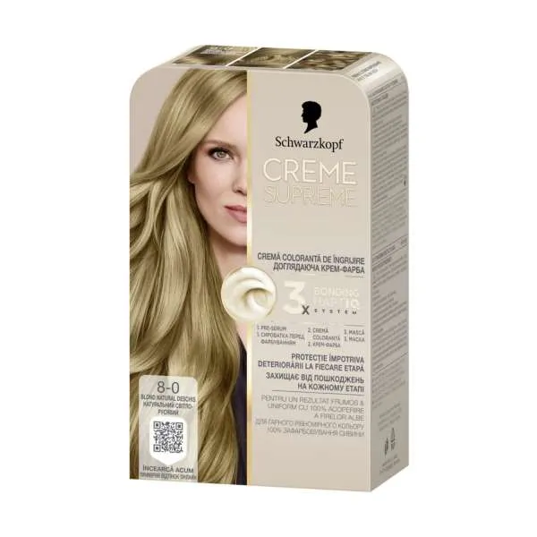 CREME SUPREME 8-0 PRIRODNO SVETLO PLAVA 