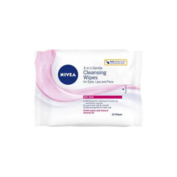 NIVEA VISAGE MARAMICE ZA CISCENJE LICA SUVA I OSJETILJIVA KOZA 25KOM 