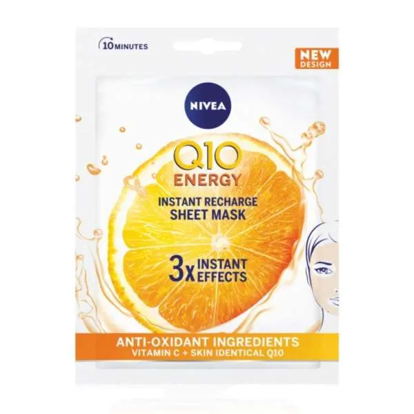 NIVEA NFC Q10+C SHEET MASKA 