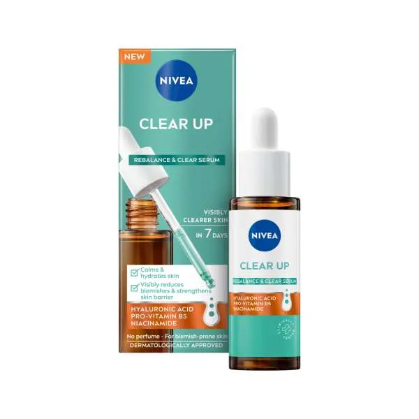 NIVEA SERUM ZA LICE DERMA SKIN REBALANCE&CLEAR 30ML 