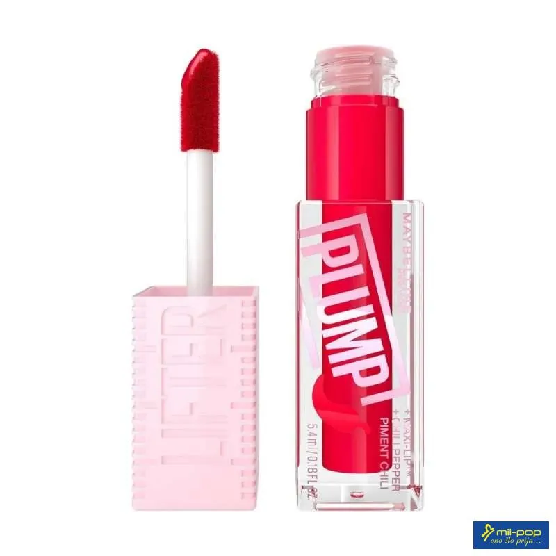 MAYBELLINE SJAJ ZA USNE LIFTER PLUMP  004 RED FLAG 