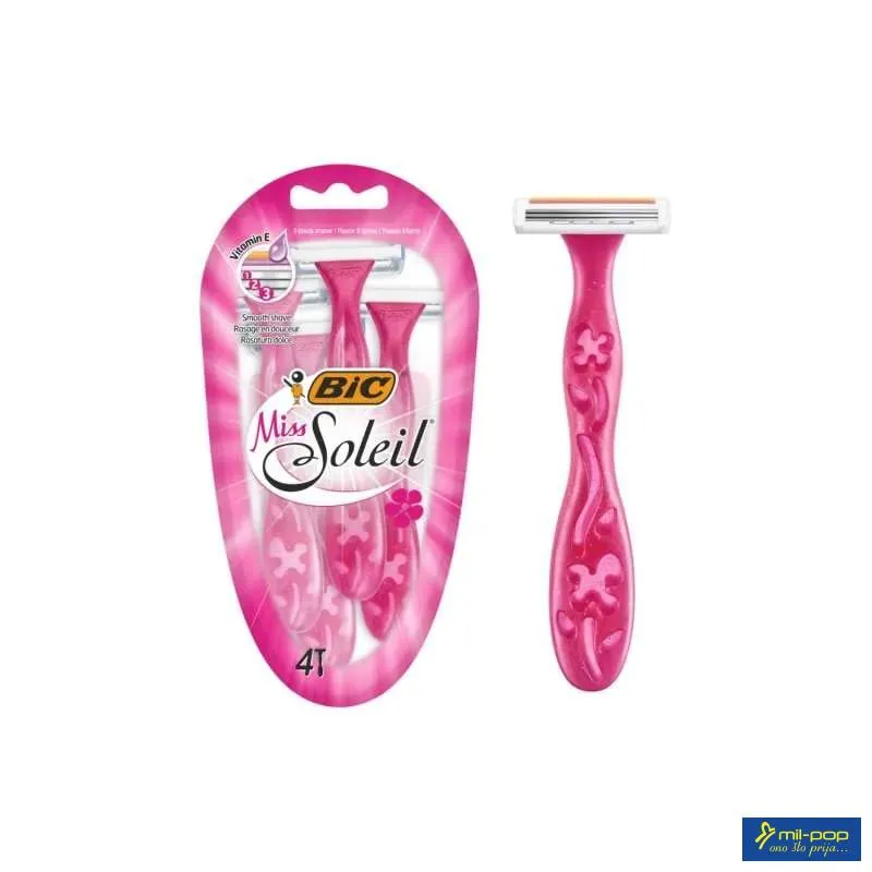 BIC BRIJAC MISS SOLEIL BLISTER 4 