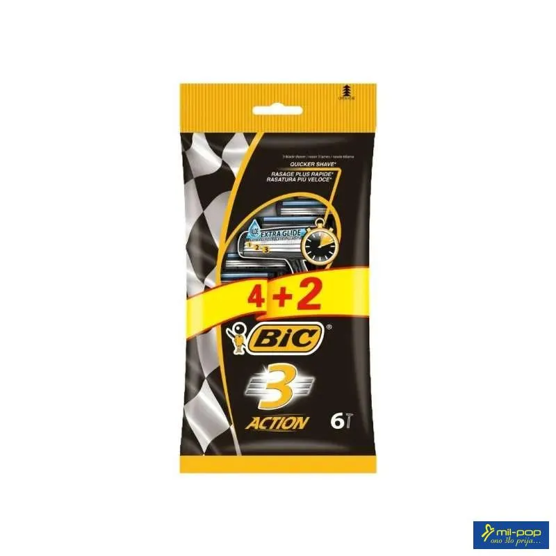 BIC BRIJAC 3 ACTION 4+2