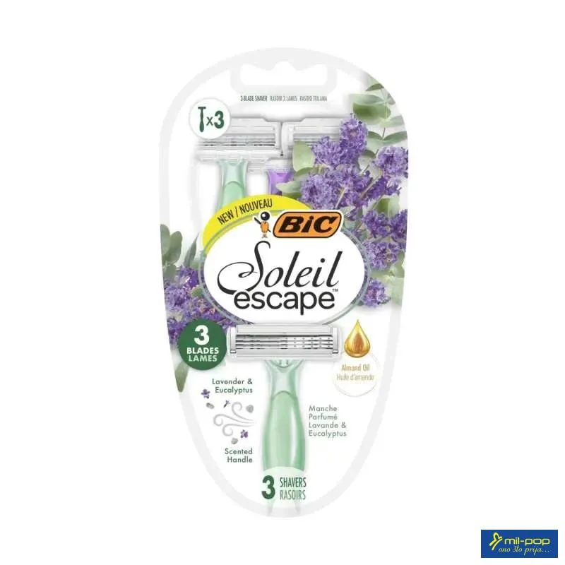 BIC BRIJAC SOLEIL ESC 3B LAVANDER BL3 