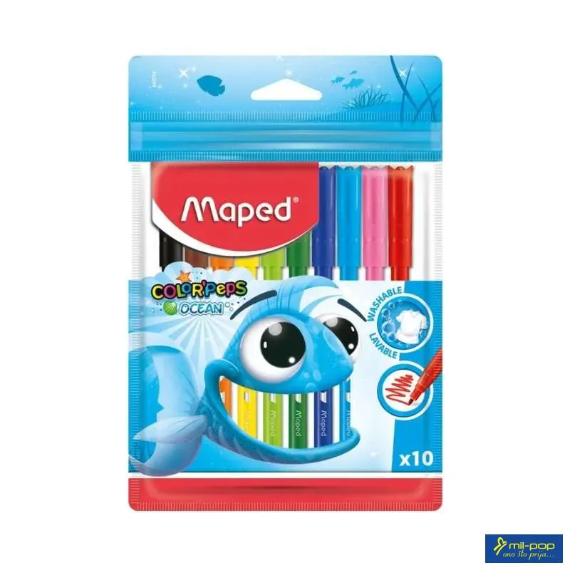 FLOMASTERI MAPED OCEAN PVC 845724 1/10 pak.12/144 