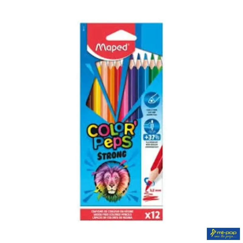 DRVENE BOJICE MAPED STRONG 12/1 862712 pak.12/180 