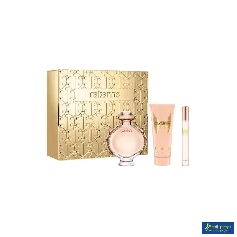 PACO RABANNE OLYMPEA (L)SET EDP 80ml + BL 100ml +EDP 10ml 