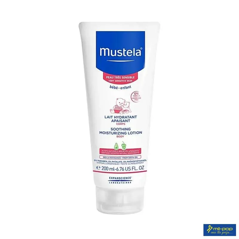 MUSTELA UMIRUJUCI LOSION ZA TIJELO - OSJETLJIVA KOŽA 200ML 